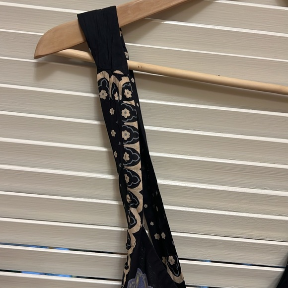 Free People Sweet Thing Mixed Print Cotton Bodysuit in Granite Combo,Size S, New - Picture 7 of 15